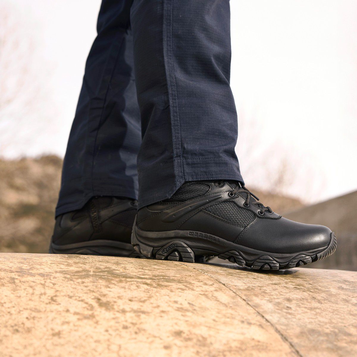 Men Moab 3 8" Tactical Zip Waterproof Boot | Merrell