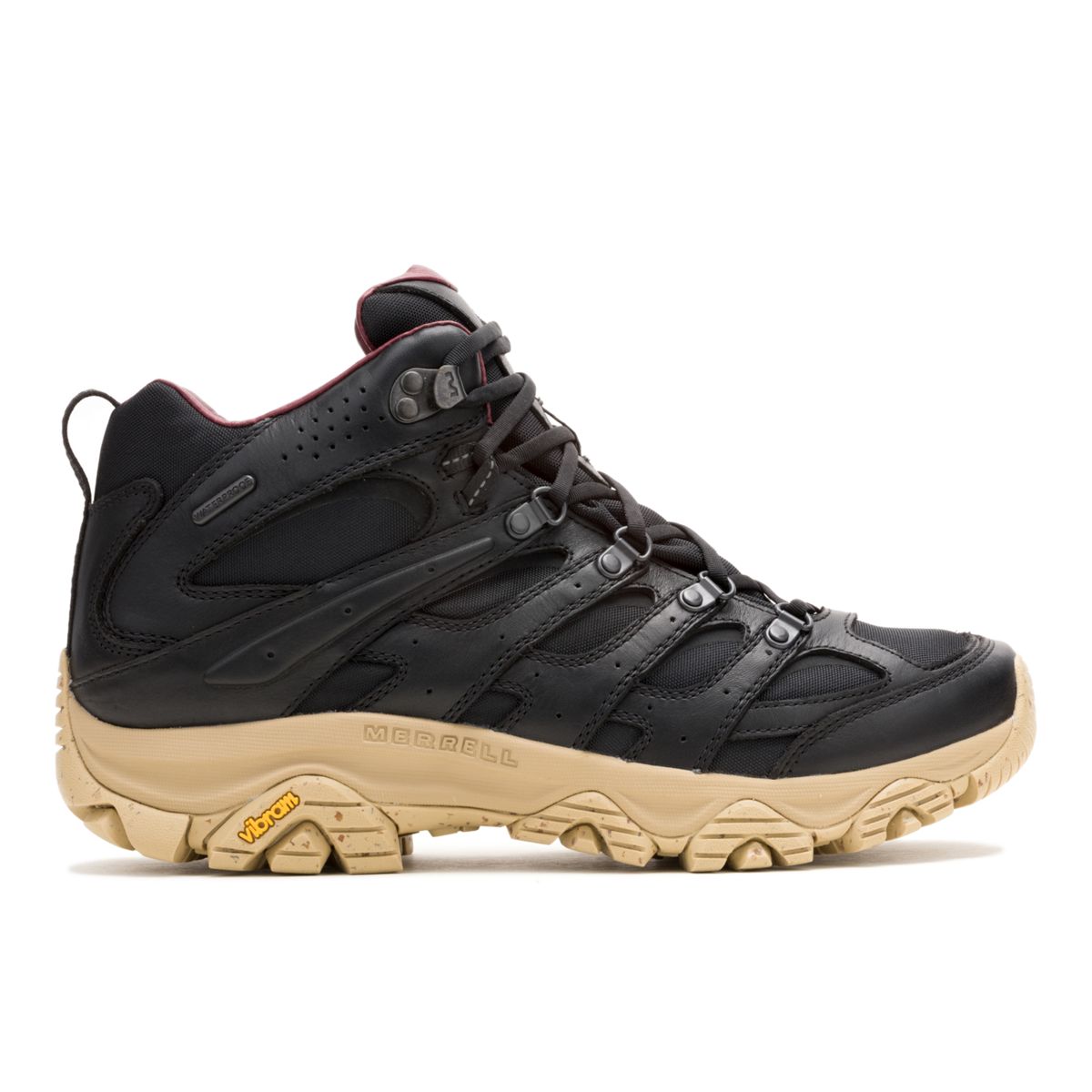 Men - Moab 3 Luxe Leather Mid Waterproof - Boots | Merrell