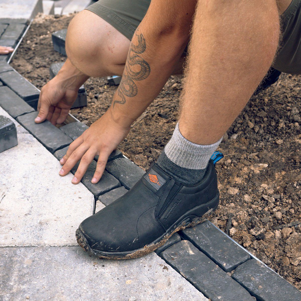 Men's Jungle Moc Leather SD+ Work safety  Shoes | Merrell