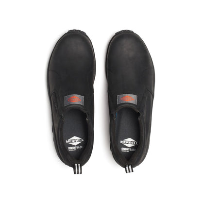 Men - Jungle Moc Leather Hi-Vis Carbon Fiber Low Wide Width - Slip Ons | Merrell