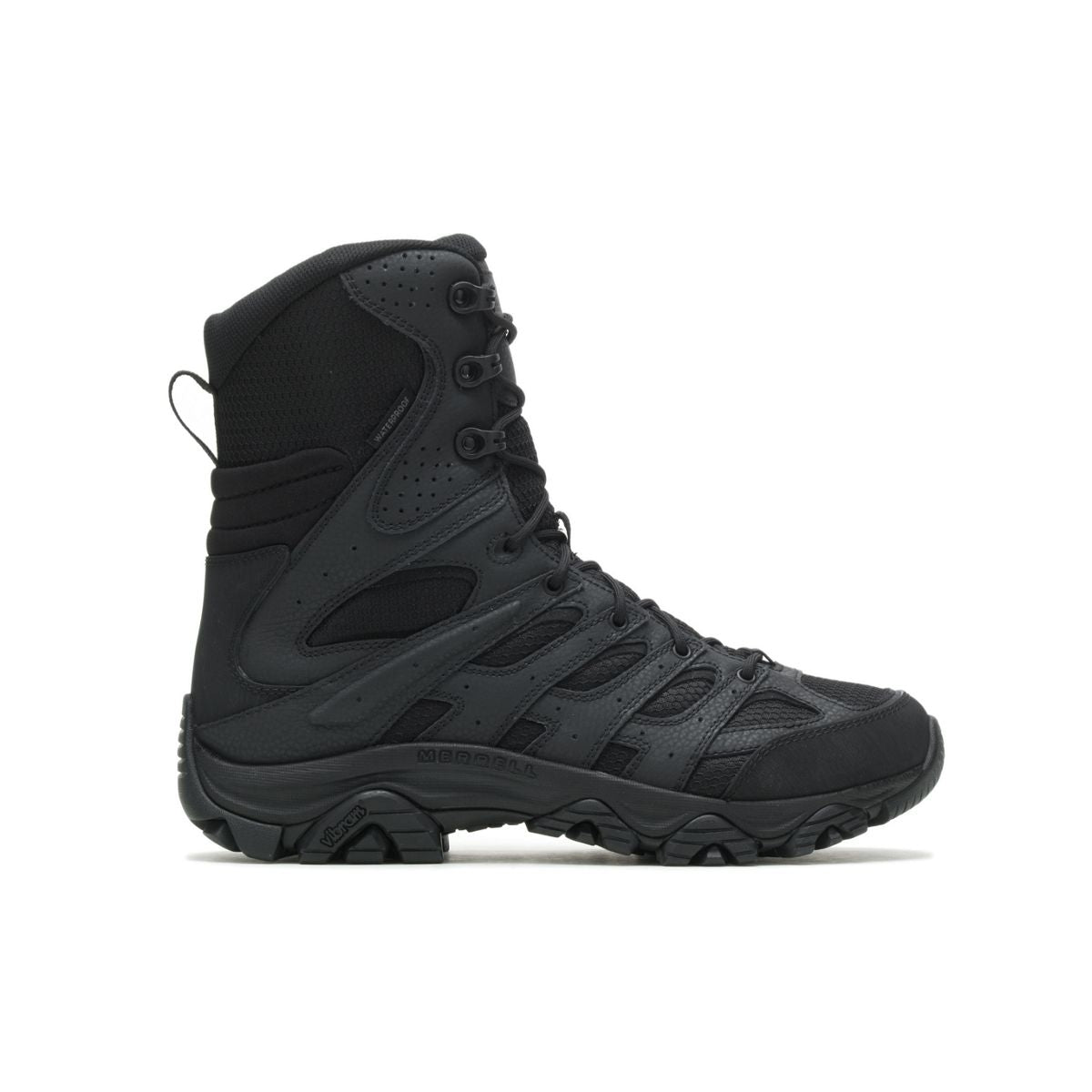 Men - Moab 3 8" Tactical Zip Waterproof Wide Width - Boots | Merrell