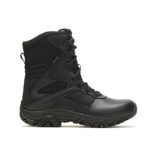 Men Moab 3 8" Tactical Zip Waterproof Wide Boots | Merrell