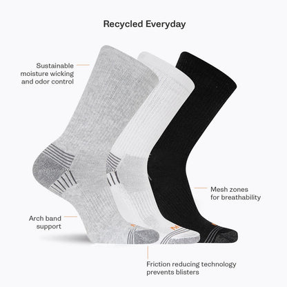 Recycled Everyday Crew Sock 3 Pack - Socks | Merrell
